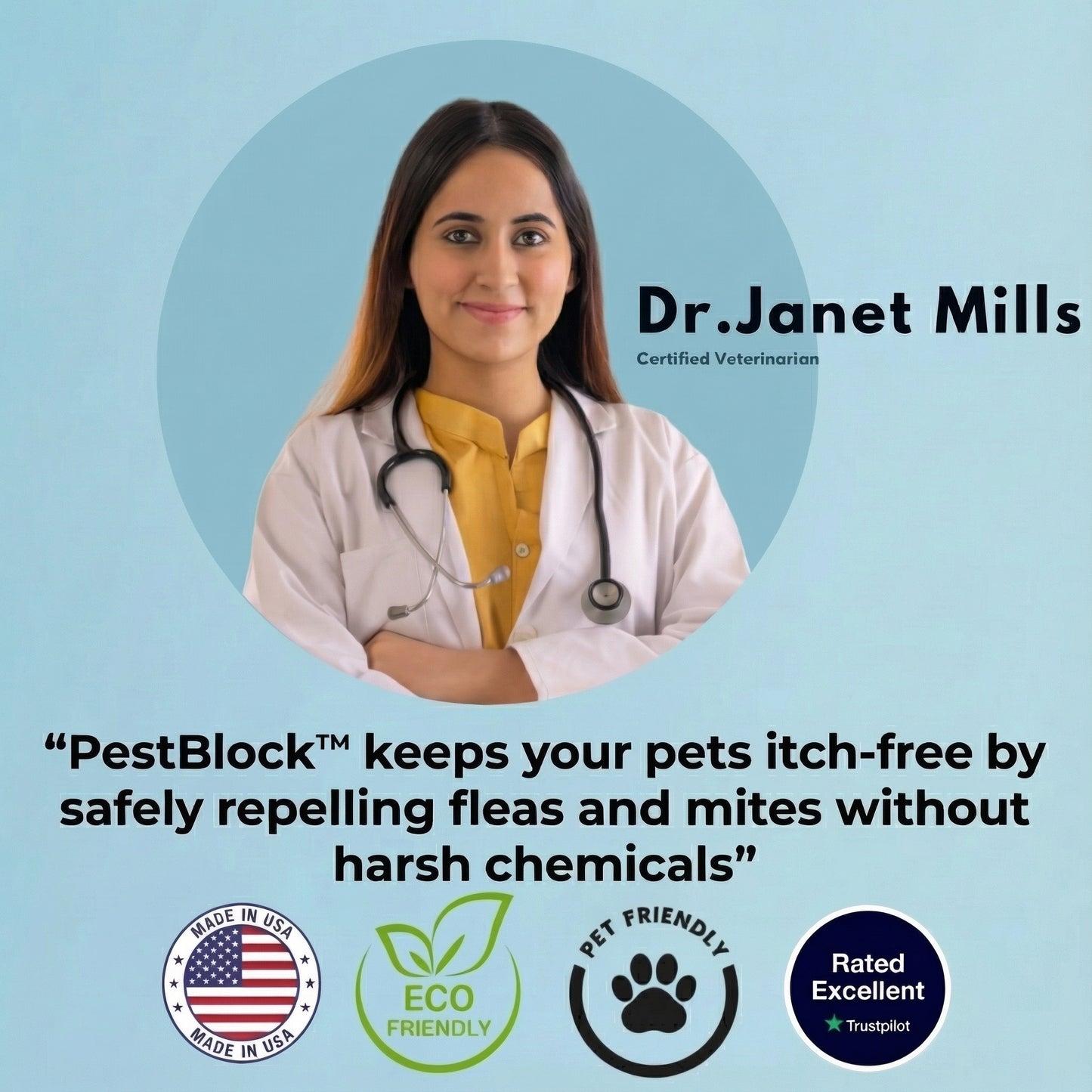 Protect Your Pet from Fleas Without Pills, Drops, or Toxic Chemicals with the PestBlock Pro